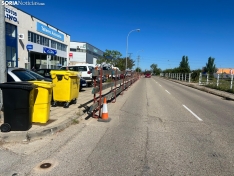 Foto 3 - Comienza la instalación del vallado de La Saca: Esta es la novedad de este año