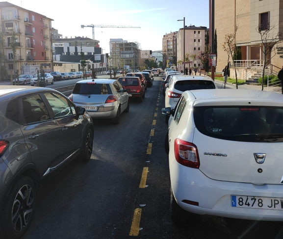 Vox Soria denuncia los atascos, retenciones y falta de aparcamientos generados por las nuevas travesías