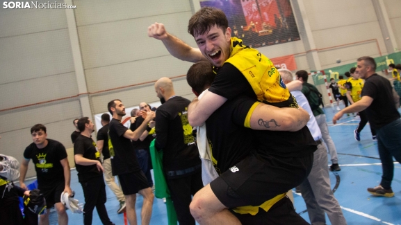 En imágenes: Así celebra el BM Soria su liderazgo en Primera Nacional