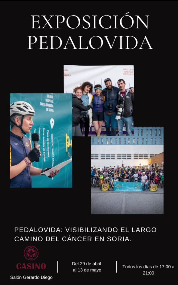 Exposición Pedalovida Soria: Ciclismo contra el cáncer