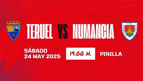 Pantalla gigante para ver el CD Teruel vs CD Numancia este sábado