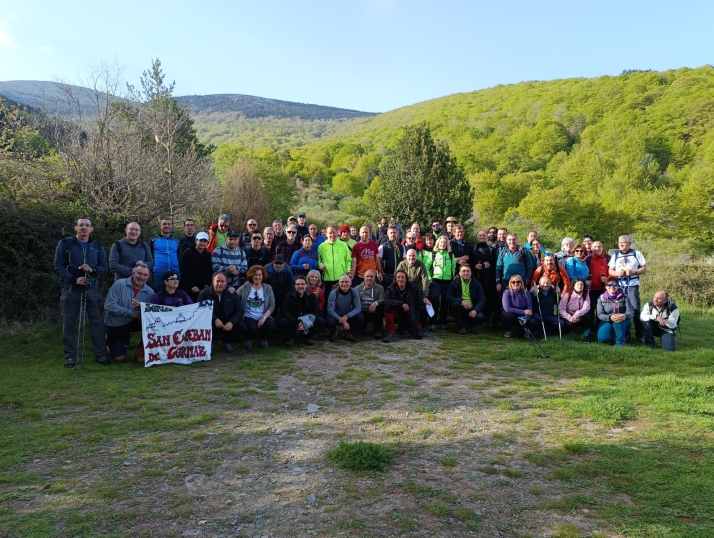 Casi un centenar de montañeros se dan cita en el Encuentro de Clubes de Montaña del Moncayo