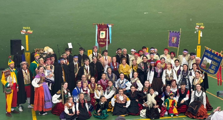 San Leonardo, en el Festival de Folclore de Pinares