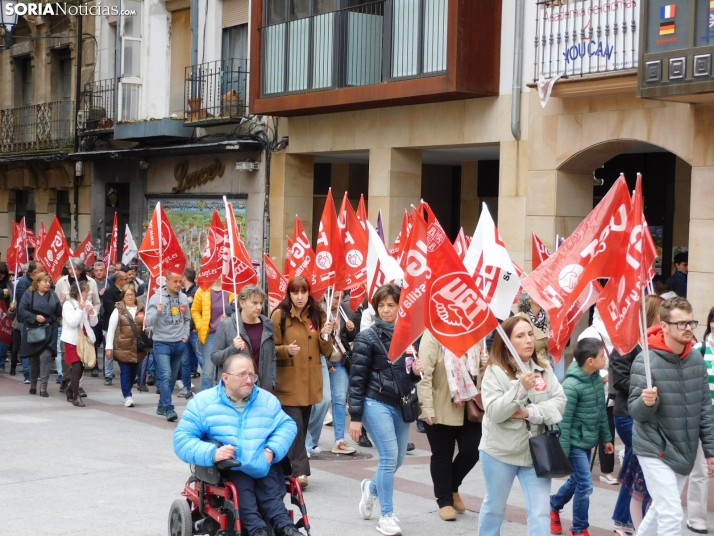 GALER&Iacute;A | M&aacute;s de 300 personas se concentran por el 1 de Mayo en Soria