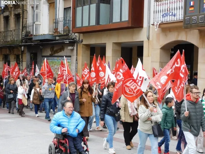 GALER&Iacute;A | M&aacute;s de 300 personas se concentran por el 1 de Mayo en Soria