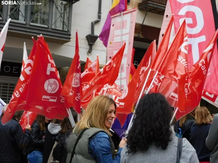 GALER&Iacute;A | M&aacute;s de 300 personas se concentran por el 1 de Mayo en Soria