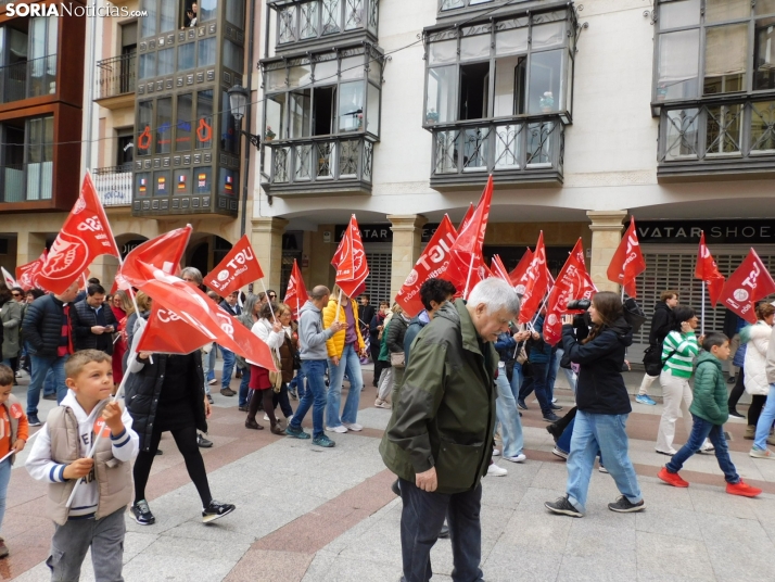 GALER&Iacute;A | M&aacute;s de 300 personas se concentran por el 1 de Mayo en Soria