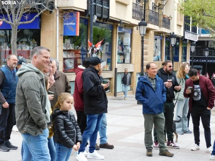 GALER&Iacute;A | M&aacute;s de 300 personas se concentran por el 1 de Mayo en Soria
