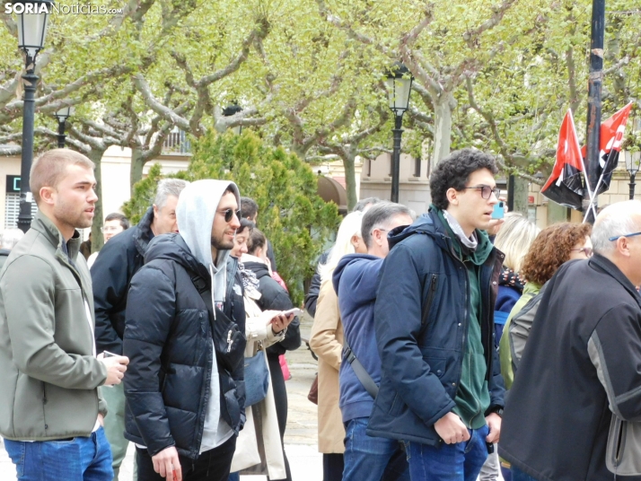GALER&Iacute;A | M&aacute;s de 300 personas se concentran por el 1 de Mayo en Soria
