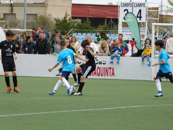 EN FOTOS | &iexcl;Mini cracks en acci&oacute;n! Soria vibra con el f&uacute;tbol base que se juega en la Ciuda