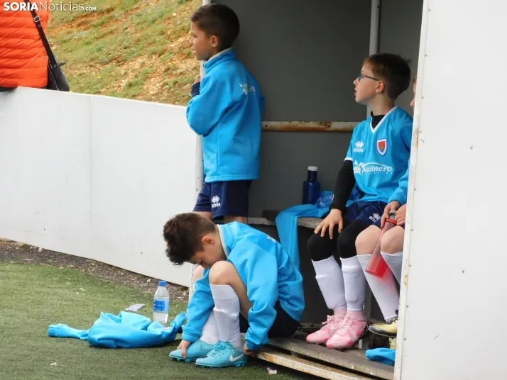 EN FOTOS | &iexcl;Mini cracks en acci&oacute;n! Soria vibra con el f&uacute;tbol base que se juega en la Ciuda