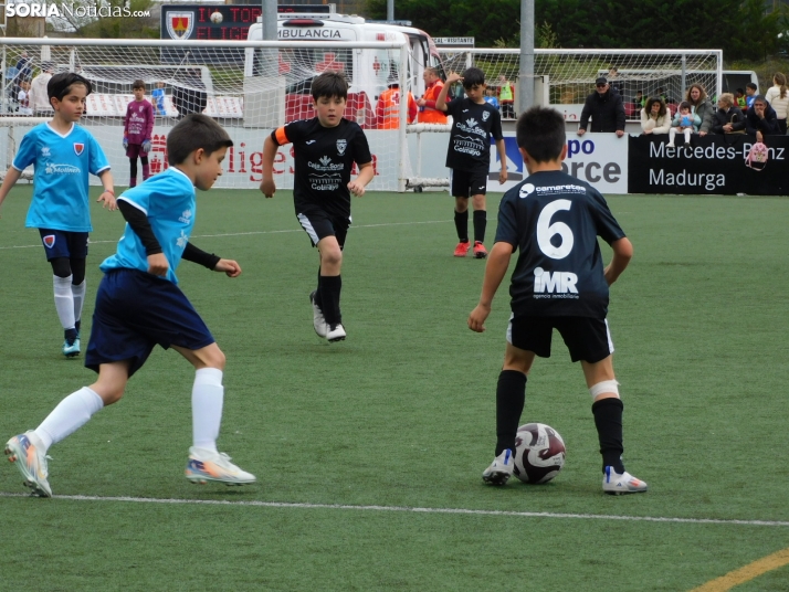 EN FOTOS | &iexcl;Mini cracks en acci&oacute;n! Soria vibra con el f&uacute;tbol base que se juega en la Ciuda