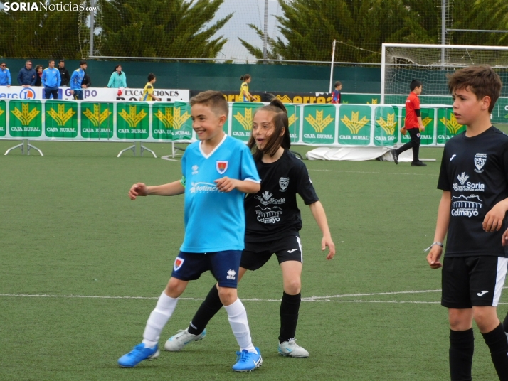 EN FOTOS | &iexcl;Mini cracks en acci&oacute;n! Soria vibra con el f&uacute;tbol base que se juega en la Ciuda