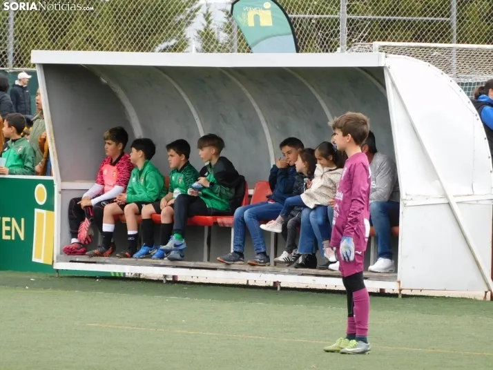 EN FOTOS | &iexcl;Mini cracks en acci&oacute;n! Soria vibra con el f&uacute;tbol base que se juega en la Ciuda