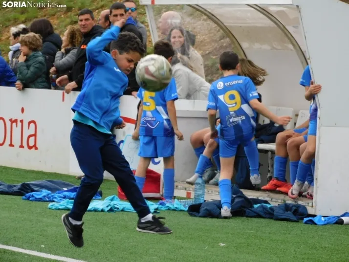 EN FOTOS | &iexcl;Mini cracks en acci&oacute;n! Soria vibra con el f&uacute;tbol base que se juega en la Ciuda