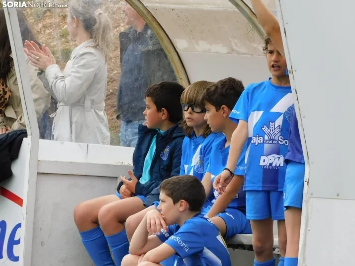 EN FOTOS | &iexcl;Mini cracks en acci&oacute;n! Soria vibra con el f&uacute;tbol base que se juega en la Ciuda