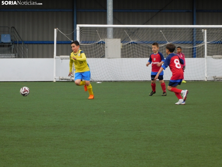 EN FOTOS | &iexcl;Mini cracks en acci&oacute;n! Soria vibra con el f&uacute;tbol base que se juega en la Ciuda