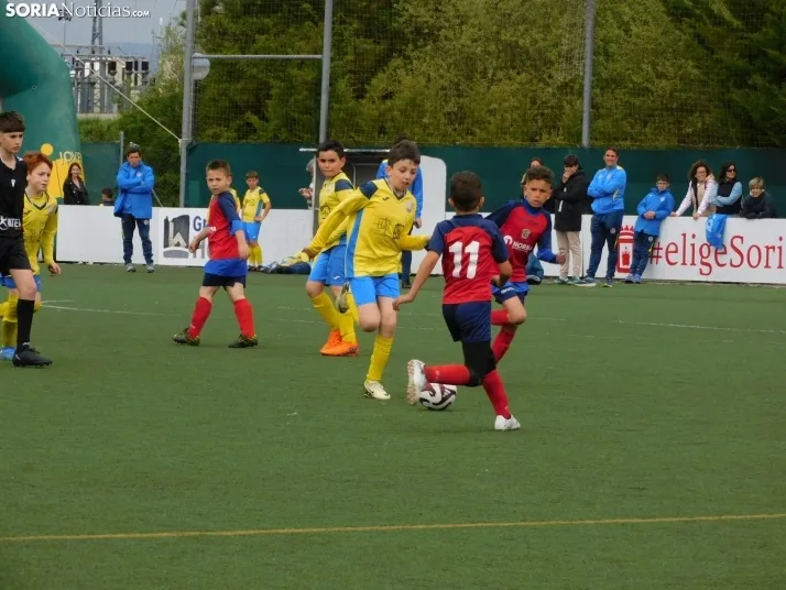 EN FOTOS | &iexcl;Mini cracks en acci&oacute;n! Soria vibra con el f&uacute;tbol base que se juega en la Ciuda