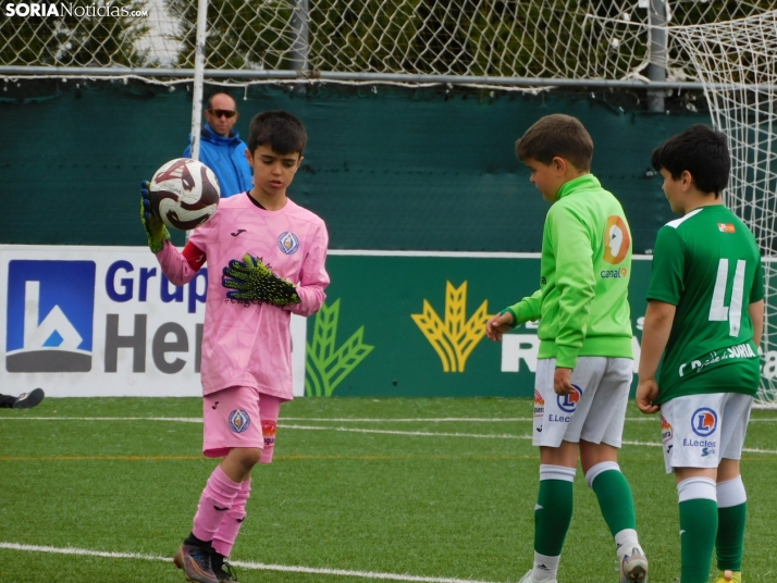 EN FOTOS | &iexcl;Mini cracks en acci&oacute;n! Soria vibra con el f&uacute;tbol base que se juega en la Ciuda