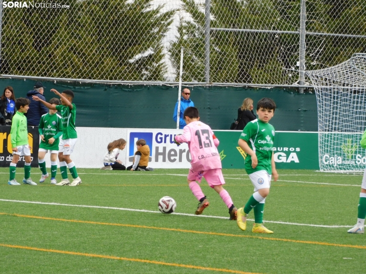 EN FOTOS | &iexcl;Mini cracks en acci&oacute;n! Soria vibra con el f&uacute;tbol base que se juega en la Ciuda