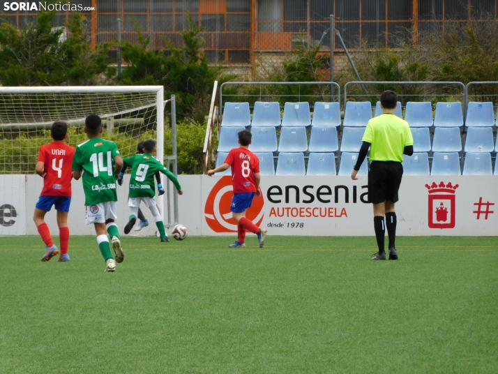 EN FOTOS | &iexcl;Mini cracks en acci&oacute;n! Soria vibra con el f&uacute;tbol base que se juega en la Ciuda