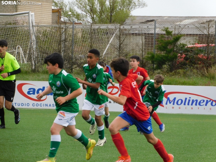 EN FOTOS | &iexcl;Mini cracks en acci&oacute;n! Soria vibra con el f&uacute;tbol base que se juega en la Ciuda