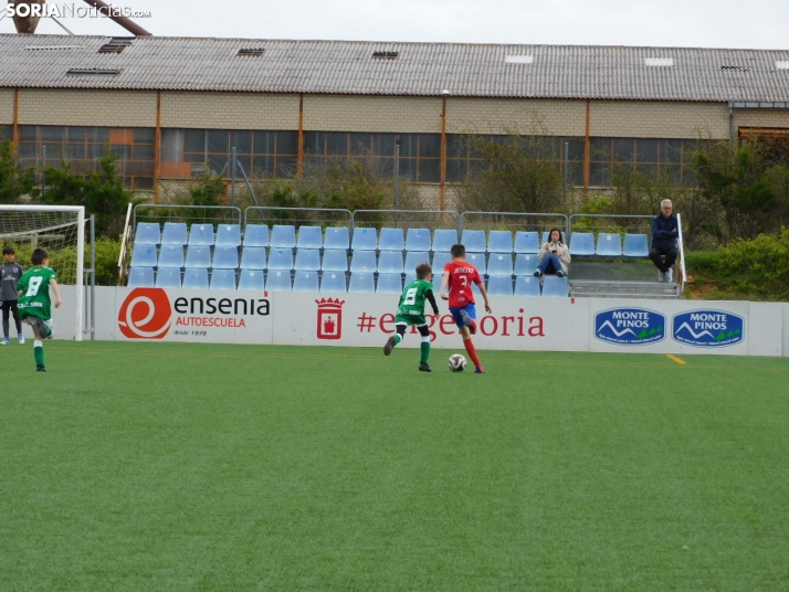 EN FOTOS | &iexcl;Mini cracks en acci&oacute;n! Soria vibra con el f&uacute;tbol base que se juega en la Ciuda