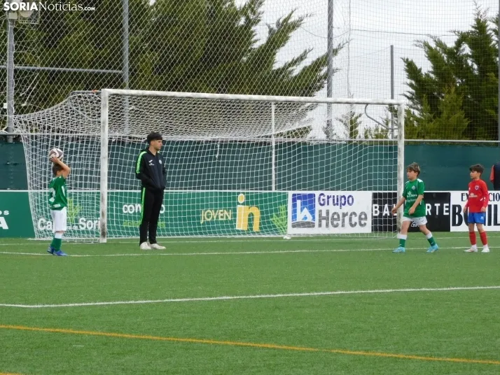 EN FOTOS | &iexcl;Mini cracks en acci&oacute;n! Soria vibra con el f&uacute;tbol base que se juega en la Ciuda