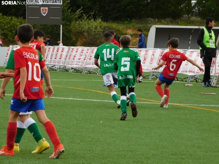 EN FOTOS | &iexcl;Mini cracks en acci&oacute;n! Soria vibra con el f&uacute;tbol base que se juega en la Ciuda