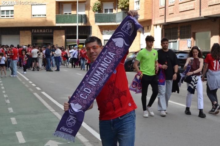 GALER&Iacute;A | Soria se vuelca con el Numancia en la previa de su encuentro ante el Getafe B