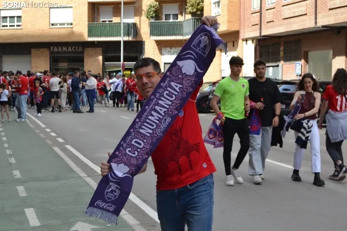 GALER&Iacute;A | Soria se vuelca con el Numancia en la previa de su encuentro ante el Getafe B