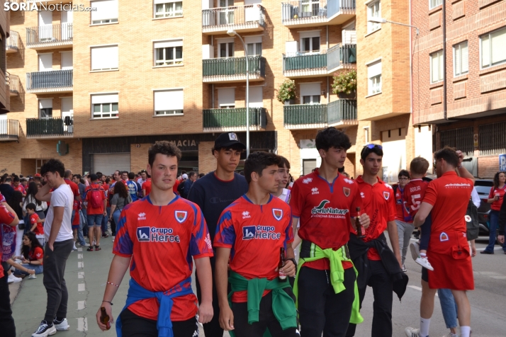 GALER&Iacute;A | Soria se vuelca con el Numancia en la previa de su encuentro ante el Getafe B