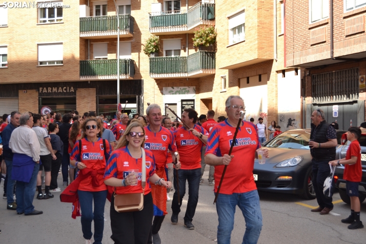 GALER&Iacute;A | Soria se vuelca con el Numancia en la previa de su encuentro ante el Getafe B