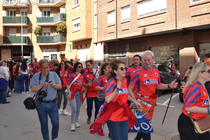 GALER&Iacute;A | Soria se vuelca con el Numancia en la previa de su encuentro ante el Getafe B