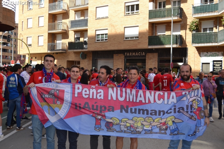 GALER&Iacute;A | Soria se vuelca con el Numancia en la previa de su encuentro ante el Getafe B