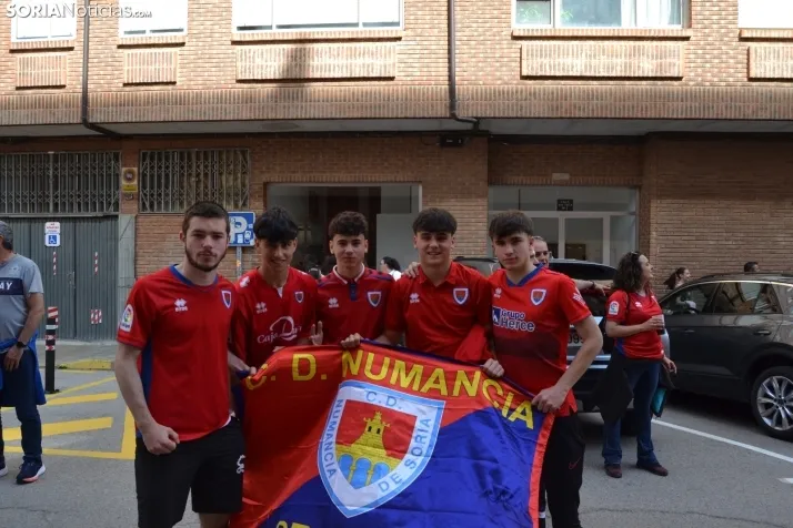 GALER&Iacute;A | Soria se vuelca con el Numancia en la previa de su encuentro ante el Getafe B