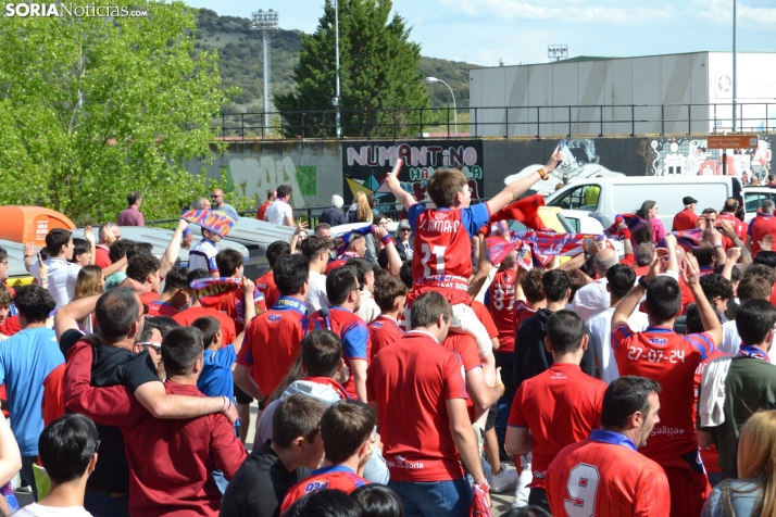 GALER&Iacute;A | Soria se vuelca con el Numancia en la previa de su encuentro ante el Getafe B