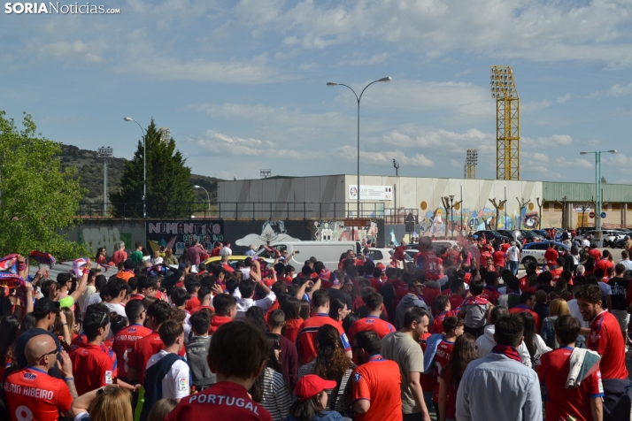 GALER&Iacute;A | Soria se vuelca con el Numancia en la previa de su encuentro ante el Getafe B