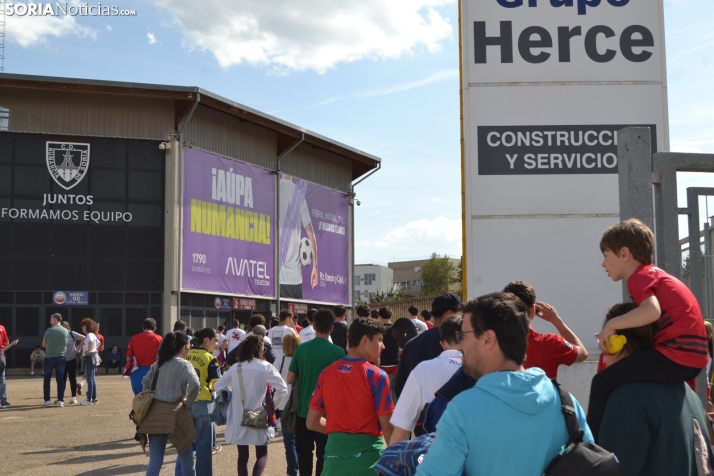 GALER&Iacute;A | Soria se vuelca con el Numancia en la previa de su encuentro ante el Getafe B