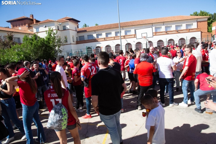 Recibimiento al CD Numancia en Teruel