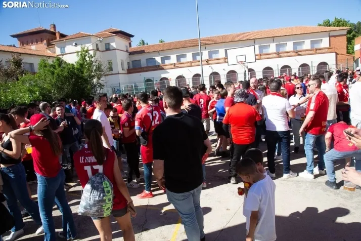 Recibimiento al CD Numancia en Teruel
