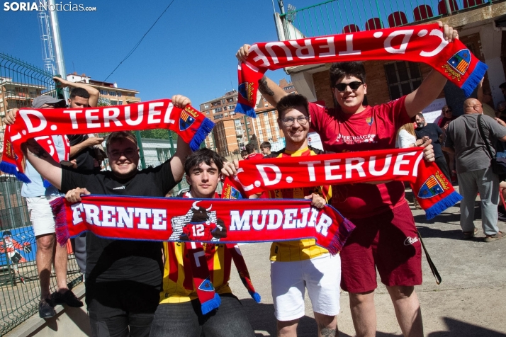 Recibimiento al CD Numancia en Teruel
