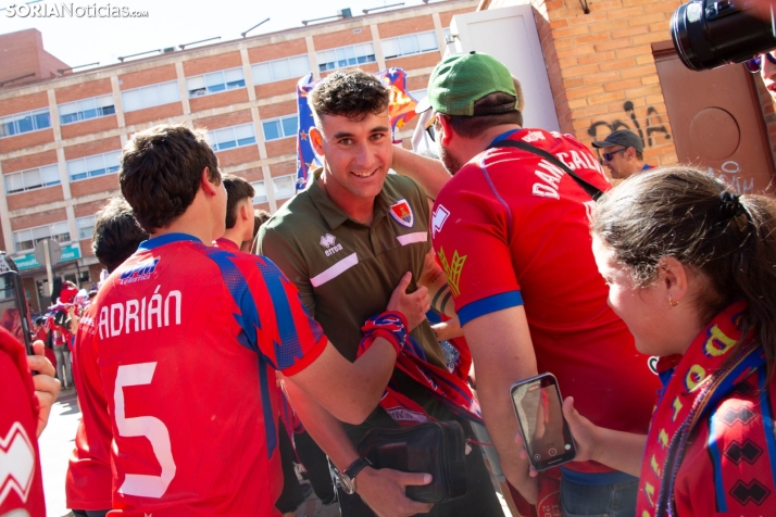 Recibimiento al CD Numancia en Teruel