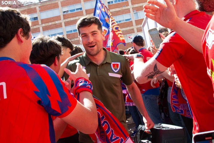 Recibimiento al CD Numancia en Teruel