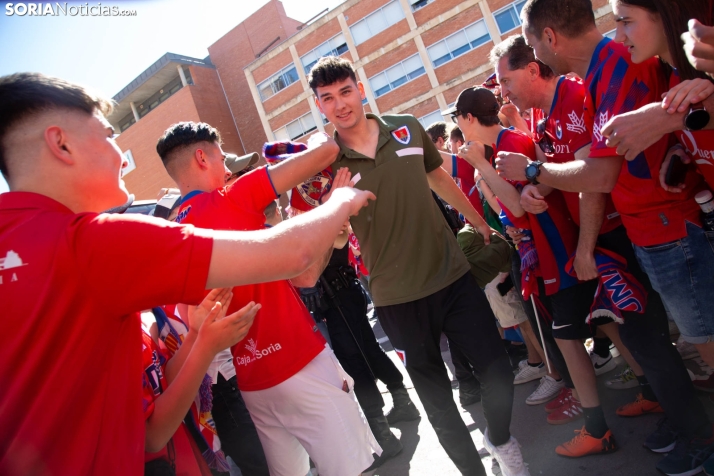 Recibimiento al CD Numancia en Teruel