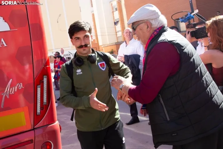 Recibimiento al CD Numancia en Teruel
