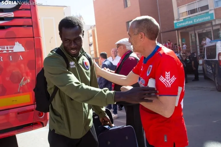 Recibimiento al CD Numancia en Teruel