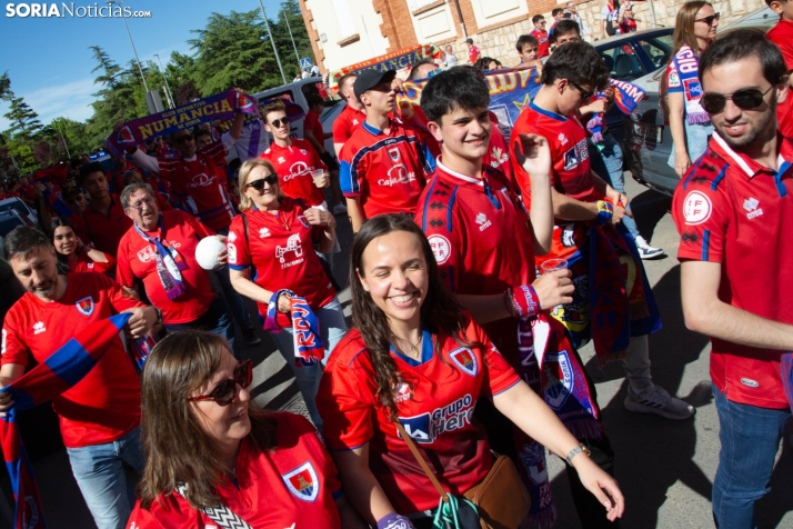 Recibimiento al CD Numancia en Teruel