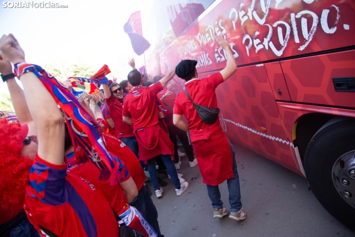 Recibimiento al CD Numancia en Teruel