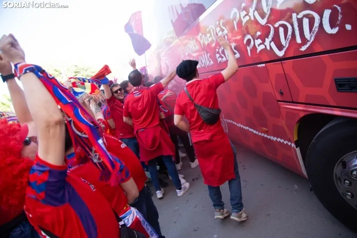 Recibimiento al CD Numancia en Teruel
